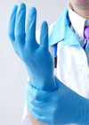 Găng tay nitrile xanh dùng một lần không bột