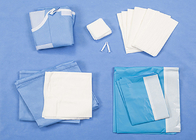 Gói thủ tục giao hàng SMS Vải Gói phẫu thuật màu xanh lá cây vô trùng Cán cần thiết cho bệnh nhân Gói phẫu thuật dùng một lần