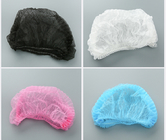 Vải không dệt Dùng một lần Mũ phẫu thuật Bệnh viện SMS / PP Vải Bouffant Head Cover bốn màu kích thước tùy chỉnh