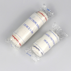 Cuộn băng Crepe đàn hồi y tế Không vô trùng 80% Cotton Blue / Red Thread