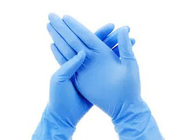 Găng tay y tế dùng một lần màu xanh Nitrile Găng tay kiểm tra an toàn miễn phí