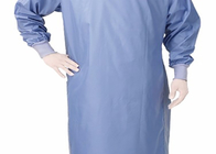 Áo choàng phẫu thuật gia cố dùng một lần Màu xanh Chất liệu không dệt Tùy chỉnh kích thước