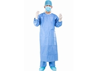 Áo choàng phẫu thuật dùng một lần SMMS Màu xanh lam vô trùng 35g loại II