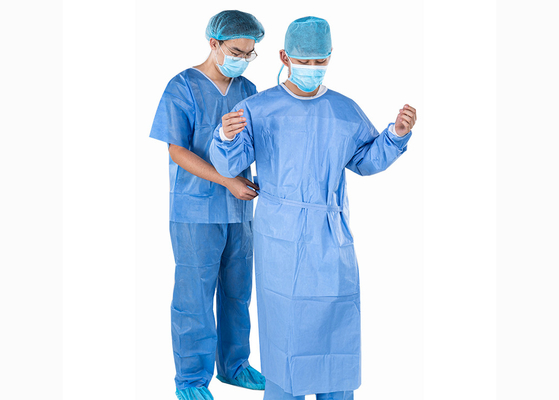 Unisex Sản sinh Phẫu thuật Bệnh viện áo choàng kháng chất lỏng áo choàng phẫu thuật AAMI Level3
