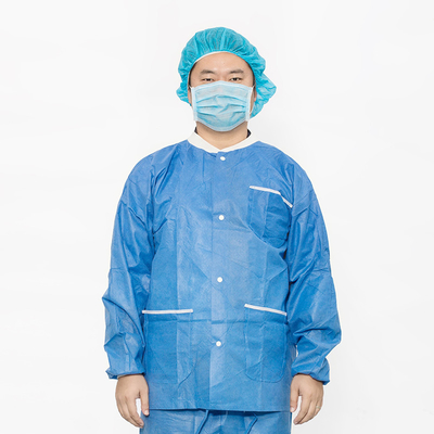 2 túi Đàn ông / Phụ nữ trang phục tẩy rửa y tế với nút đóng