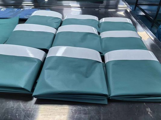 Green Viscose Lamination Non-woven Basic Customize Surgical Pack cho bệnh viện