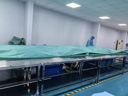 Green Viscose Lamination Non-woven Basic Customize Surgical Pack cho bệnh viện