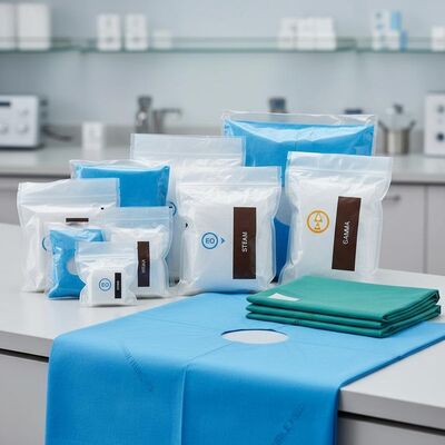 Sterile Surgical Packs in Various Sizes with Multiple Sterilization Methods and Disposable Patient Drapes