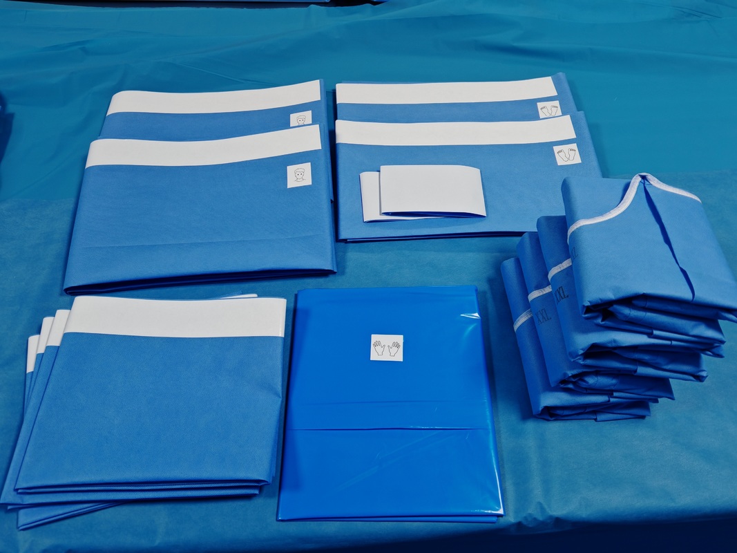 Blue/Green/White Disposable Surgical Packs Sterilized By Ethylene Oxide in Standard Size for Hospital/Clinic Protection