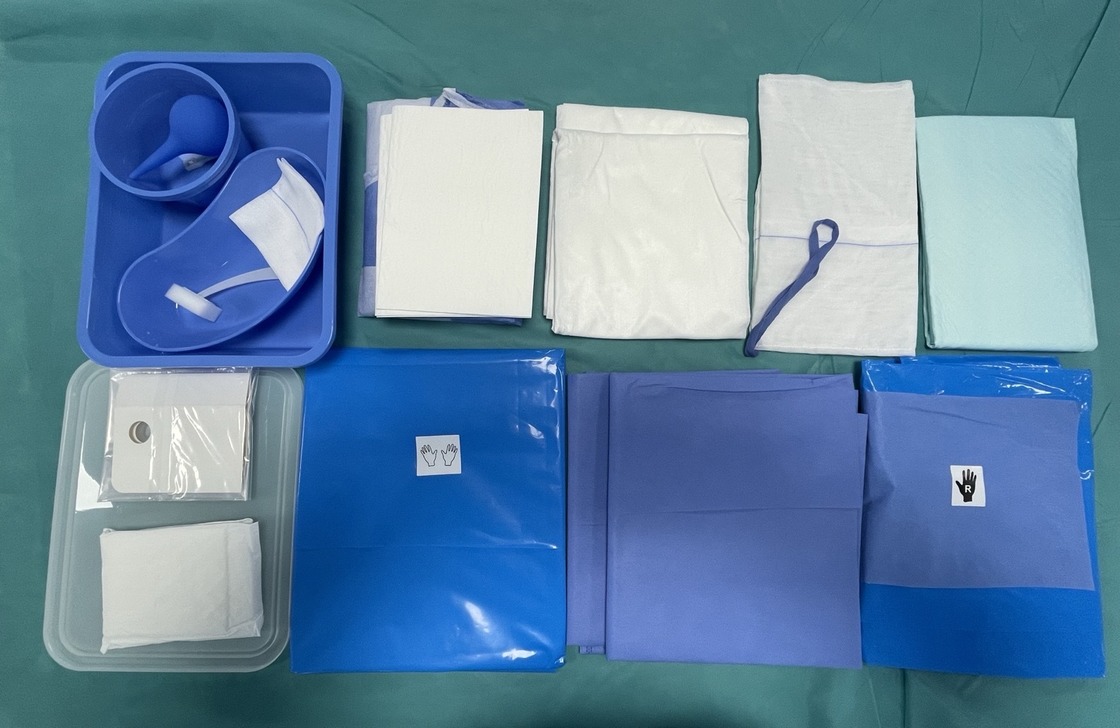 Standard Size Disposable Surgical Packs with Protection for Hospital and Clinic Use