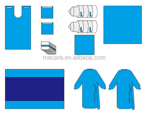 Bộ dụng cụ phẫu thuật dùng một lần không chứa Latex với vật liệu thấm hút cao và thời hạn sử dụng 3 năm cho bệnh viện